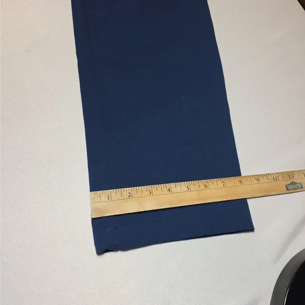 Under Armour Pants Mens 34X32 Navy Blue Performance Chino Golf Flat Front Logo